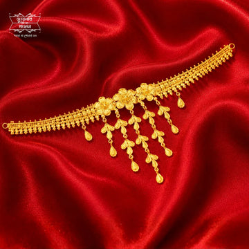 Stylish Gold Plated Raktima Choker with Earrings