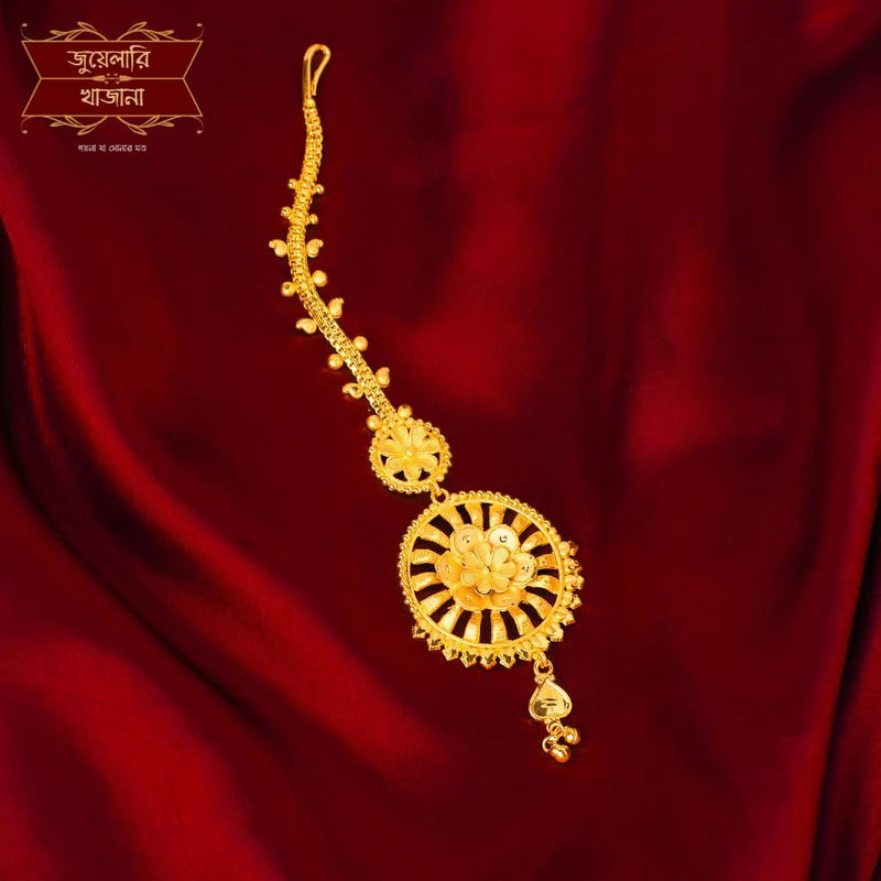 Stylish Gold Plated Chakra Tikli