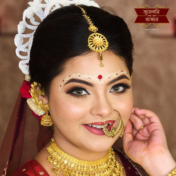 Stylish Gold Plated Chakra Tikli